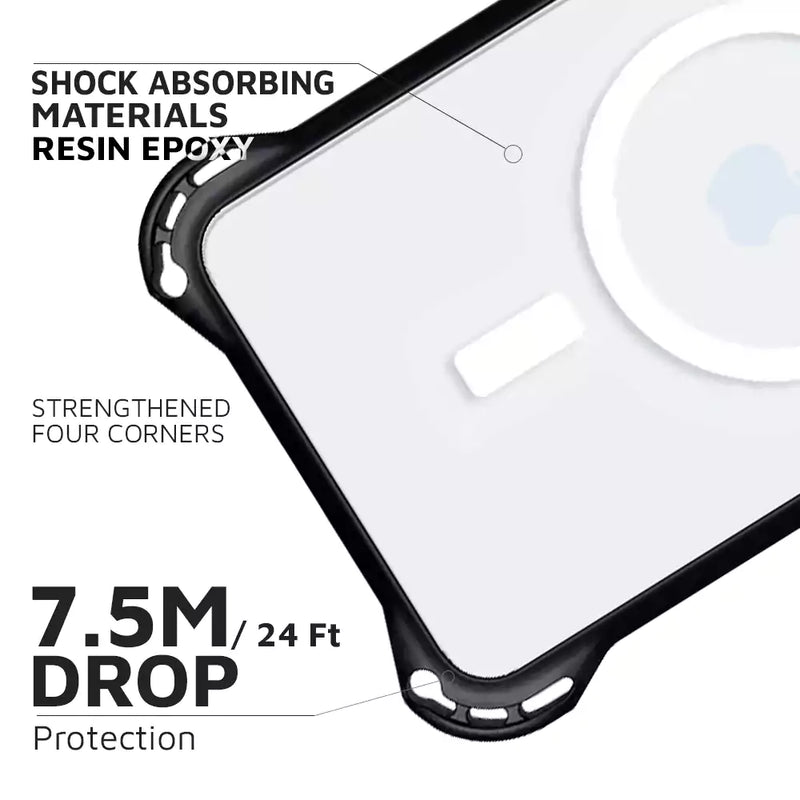 iphone 17 transparent case with text d