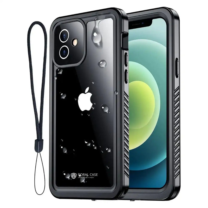 iPhone 12 Waterproof Case Full Body Lifeproof & shockproof - Coral Case