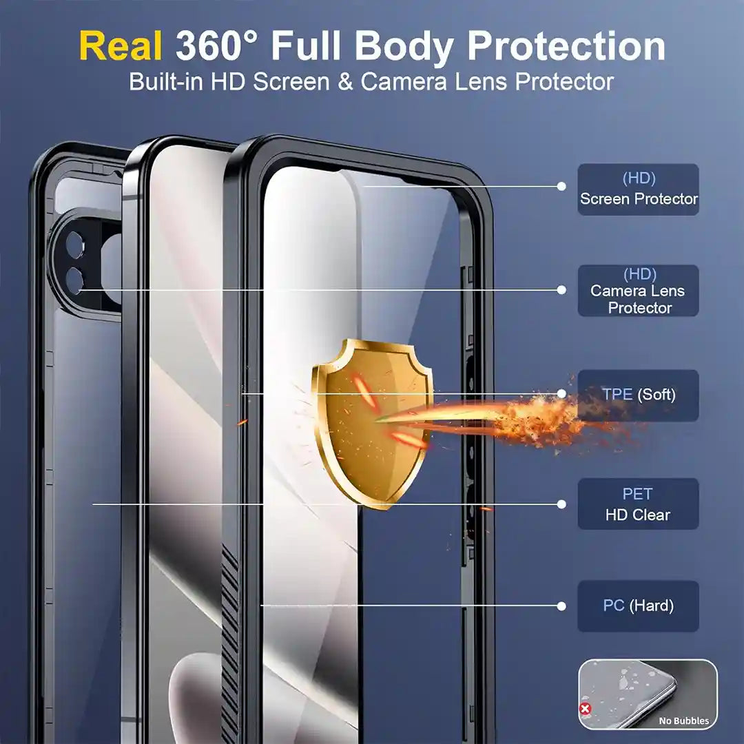 Google Pixel 10 Pro XL Waterproof Shockproof And Lifeproof Case full body protection