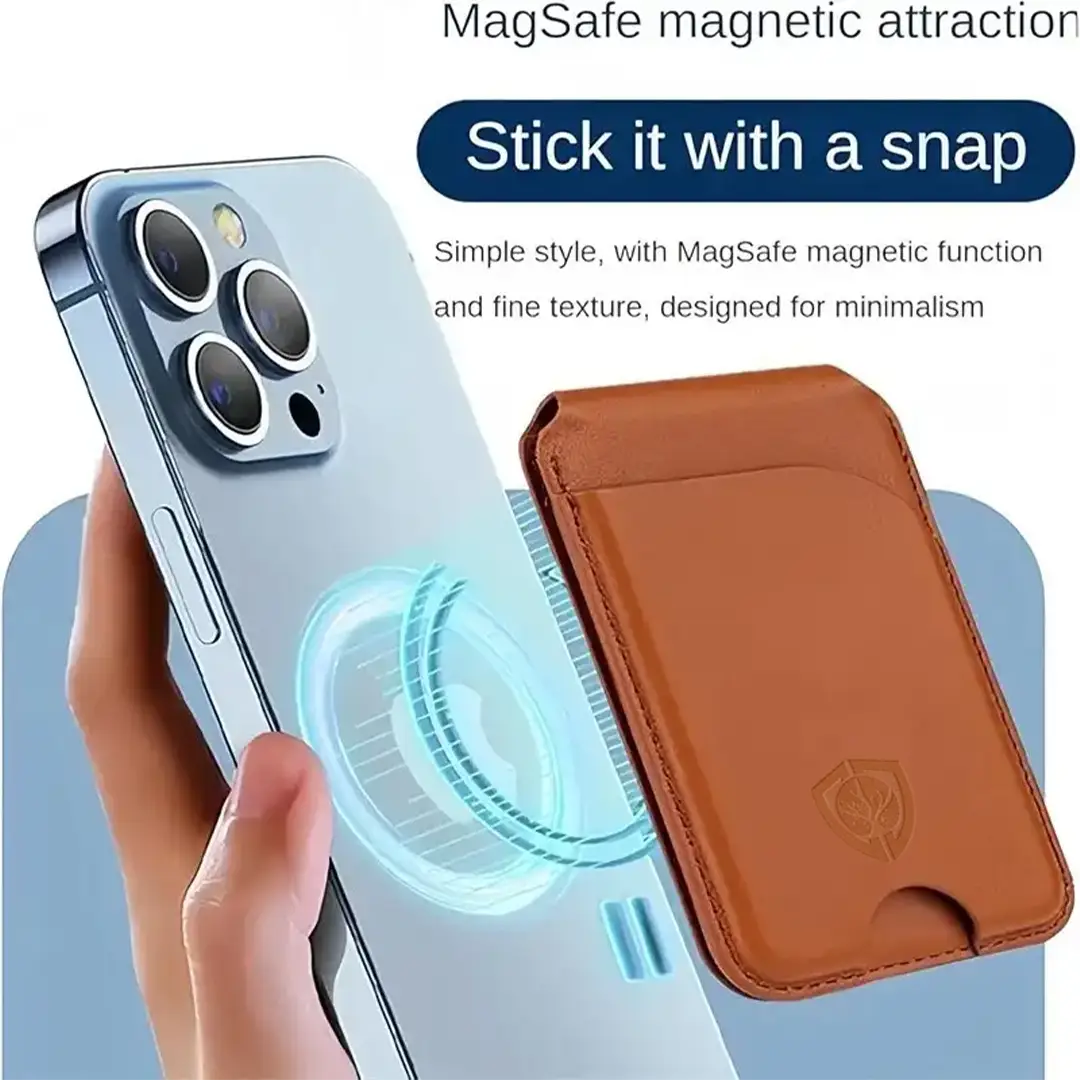 PU Leather Card holder magnetic