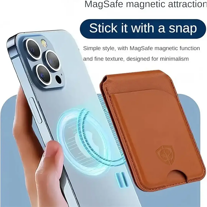 PU Leather Card holder magnetic
