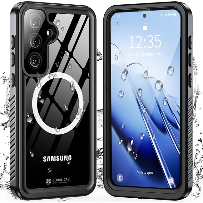 Galaxy S25 fe Waterproof magsafe case Full-body shockproof, snowproof Case