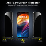 Auto Aligned Privacy Screen Protector for iPhone Anti-Spy Screen Protector