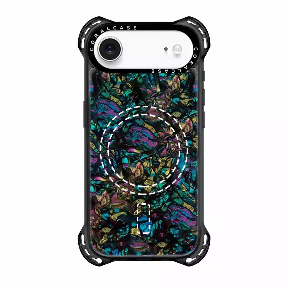 iPhone 17 Air Abalone Shell MagSafe Compatible 7.5M Shockproof Dropproof case - rear view Full