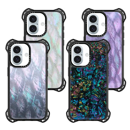 iPhone 17 Abalone Shell MagSafe Compatible 7.5M Shockproof Dropproof case - Four different color