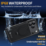 CORAL CASE iPhone 17 Pro Full Body Waterproof Shockproof Lifeproof MagSafe Kickstand Case Waterproof Undwerwater for 60 minutes