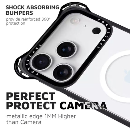iPhone 17 pro Transparent White Bounce Case Camera Protection
