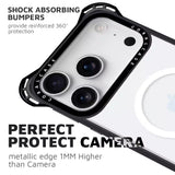 iPhone 17 pro Transparent White Bounce Case Camera Protection