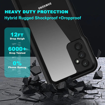 Samsung Galaxy A25 5G Full Body IP68 Lifeproof Waterproof Shockproof Snowproof Dustproof Coral Case 12 FT Drop Protection