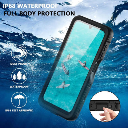 Samsung Galaxy A25 5G Full Body IP68 Lifeproof Waterproof Shockproof Snowproof Dustproof Coral Case Waterproof 6.6 FT for 60 Min