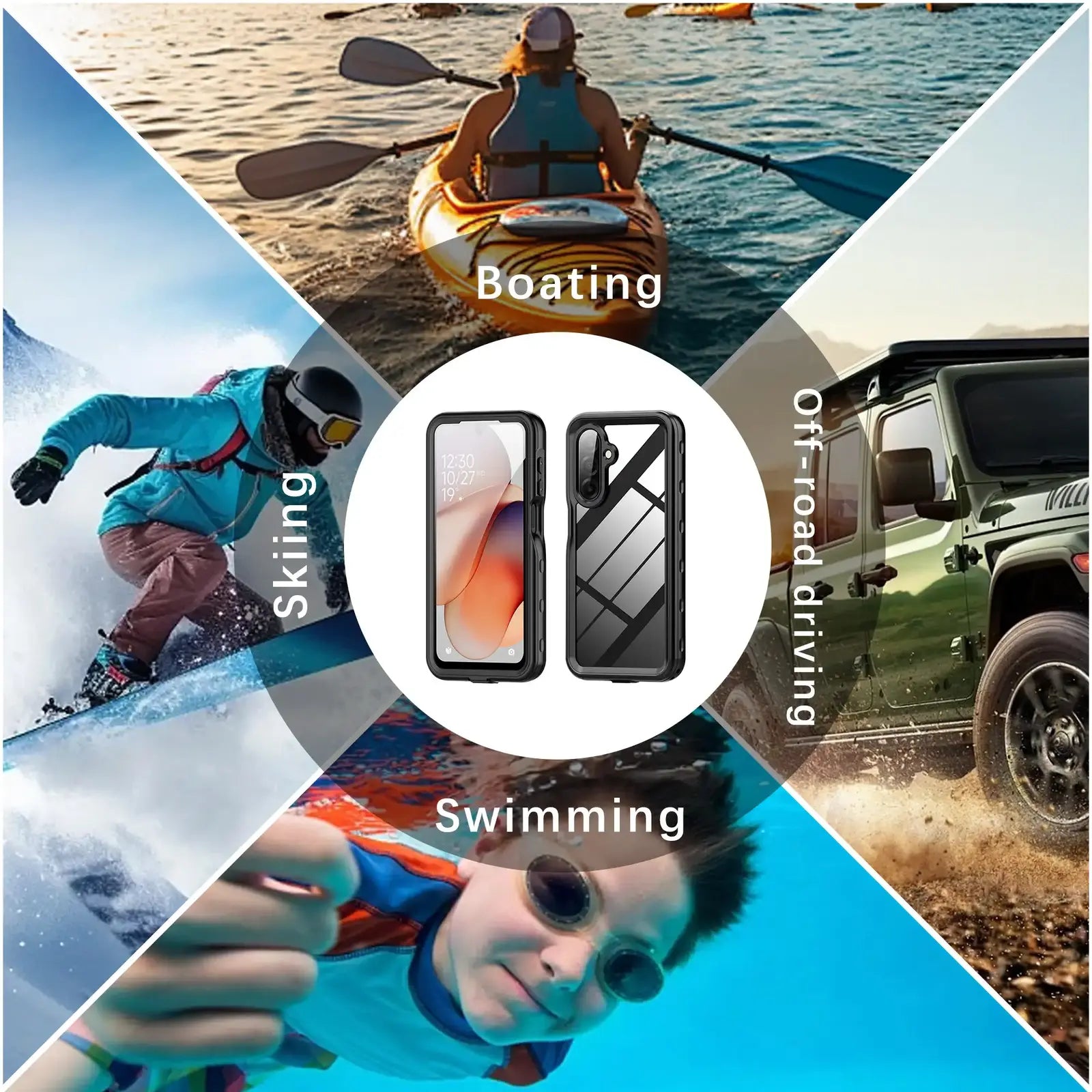 Samsung Galaxy A17 5G Full Body IP68 Lifeproof Waterproof Shockproof Snowproof Dustproof Coral Case Perfect For Daily Use