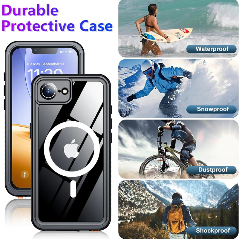Coral Case iPhone 17e Lifeproof IP68 Waterproof Shockproof MagSafe Case All Weather Protection