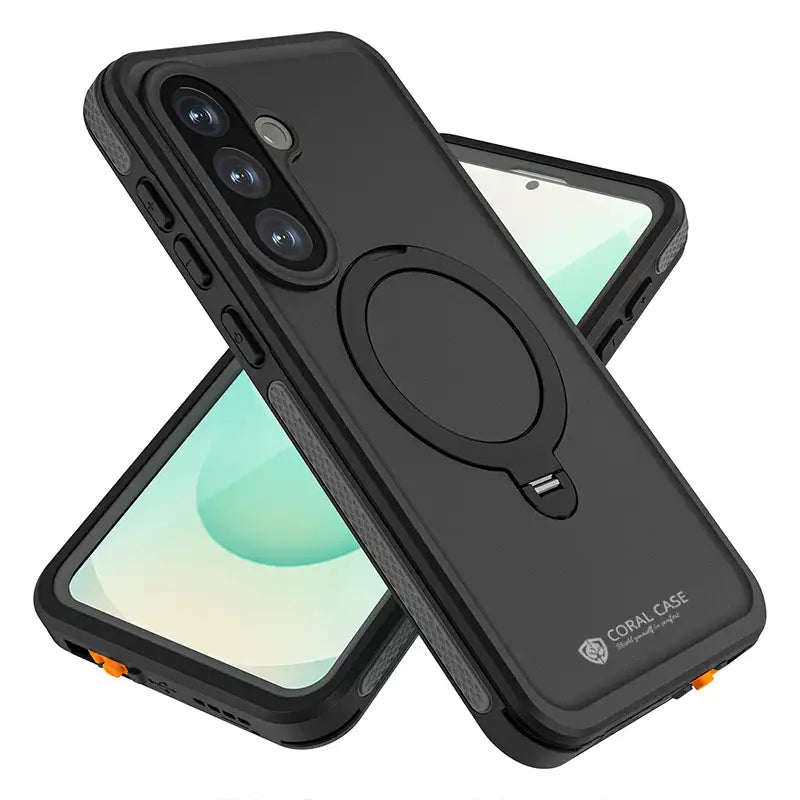 CORAL CASE Samsung Galaxy S26 Plus IP68 Full Body Waterproof Lifeproof Shockproof MagSafe Kickstand Case View