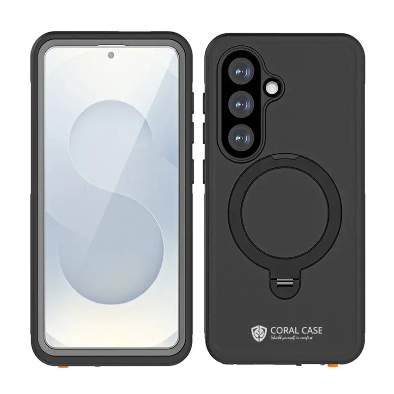 CORAL CASE Samsung Galaxy S26 IP68 Full Body Waterproof Lifeproof Shockproof MagSafe Kickstand Case Side View