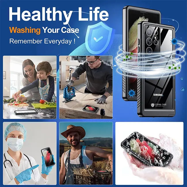 Samsung Galaxy S21 Ultra Waterproof Case Havey duty Shockproof,dustproof & rugged Case