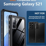 Samsung S21 waterproof destproof case back side