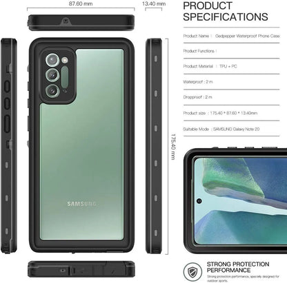 Samsung Galaxy Note 20 Full Body Waterproof Shockproof Lifeproof Case All Side