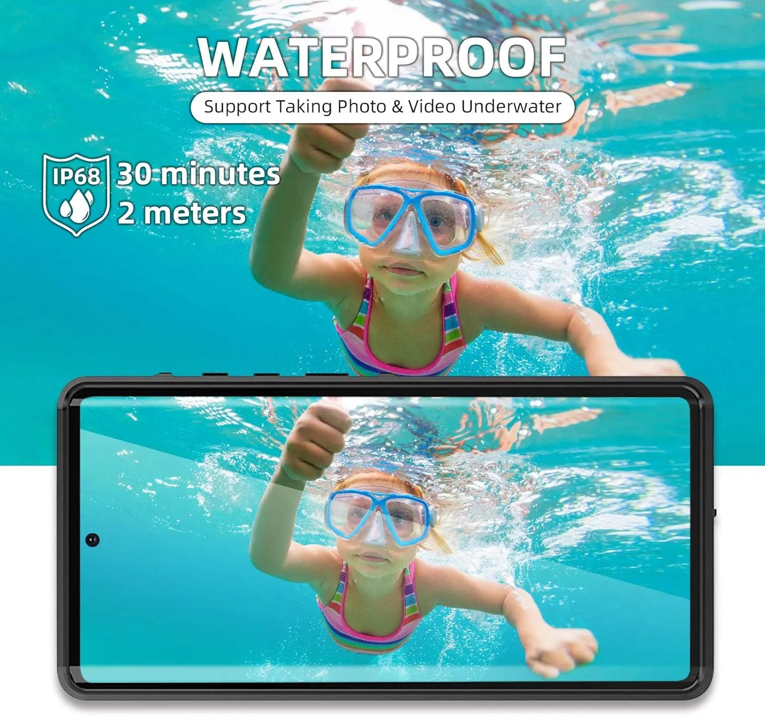 Samsung Galaxy Note 20 Full Body Waterproof Shockproof Lifeproof Case Underwater Photography