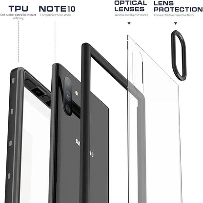 Galaxy Note 10 Plus Full Body Waterproof Shockproof Lifeproof Case Desection View