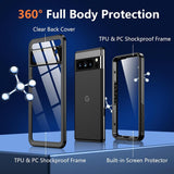 Google Pixel 8 Pro 5G Waterproof Shockproof Lifeproof Full Body Case 360 Degree Protection