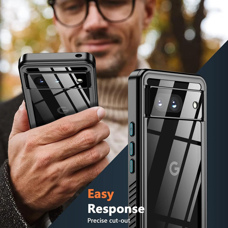 Google Pixel 8 5G Waterproof Shockproof Lifeproof Full Body Case Easy Response