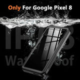Google Pixel 8 5G Waterproof Shockproof Lifeproof Full Body Case - IP68 Waterproof Protection