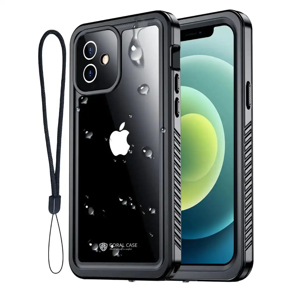 iPhone 12 Waterproof Case Full Body Lifeproof & shockproof - Coral Case