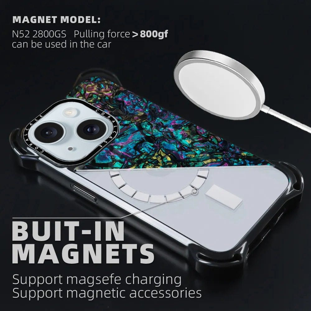 iPhone 14 Plus Abalone Shell MagSafe Compatible 7.5M Shockproof Dropproof case