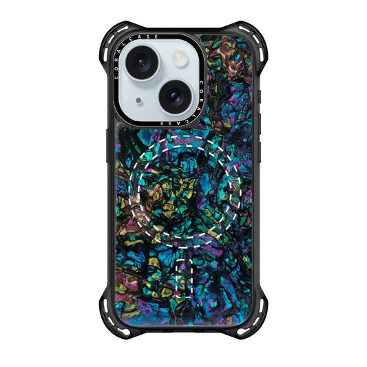 iPhone 13 Abalone Shell MagSafe Compatible 7.5M Shockproof Dropproof case - rear view Full