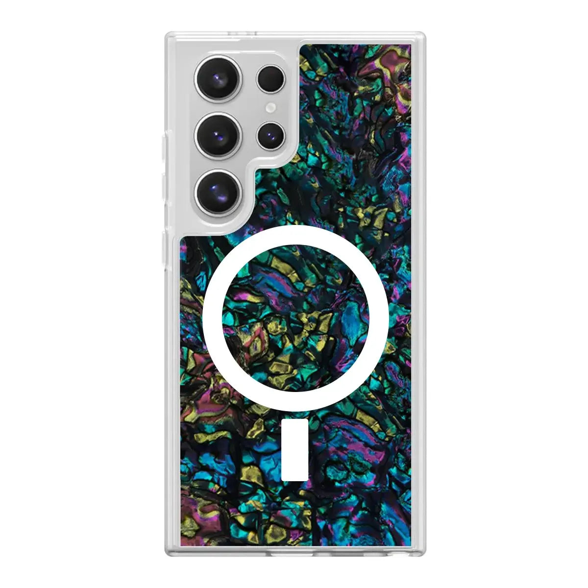 Samsung S22 Ultra Abalone Shell Bounce Case Rear View