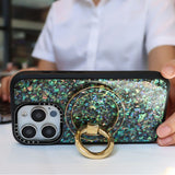 Abalone Shell Premium Quality MagSafe Finger Ring By CORAL CASE - use as Mobile Stand