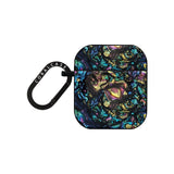 Abalone Shell Dropproof AirPods 1st &amp; 2nd Case with Carabiner Clip