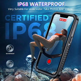iPhone 13 Pro Max Waterproof Case Full Body Lifeproof & shockproof - Coral Case 1
