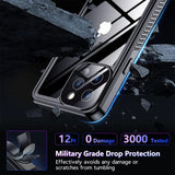 iPhone 13 Pro Max Waterproof Case Full Body Lifeproof & shockproof - Coral Case 6