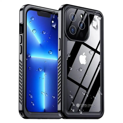 iPhone 13 Pro Max Waterproof Case Full Body Lifeproof & shockproof - Coral Case