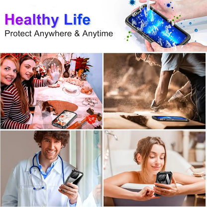 iPhone 13 Pro Max Waterproof Case Full Body Lifeproof & shockproof - Coral Case 4