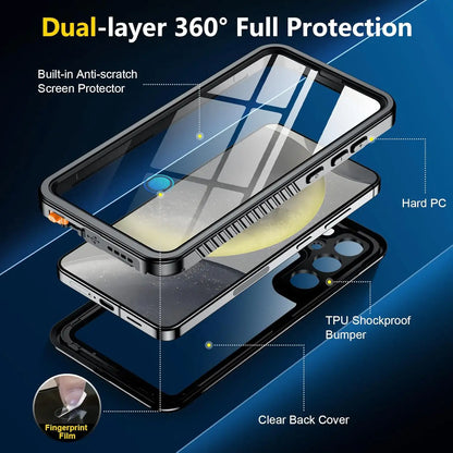 galaxy s24 full-body waterproof case