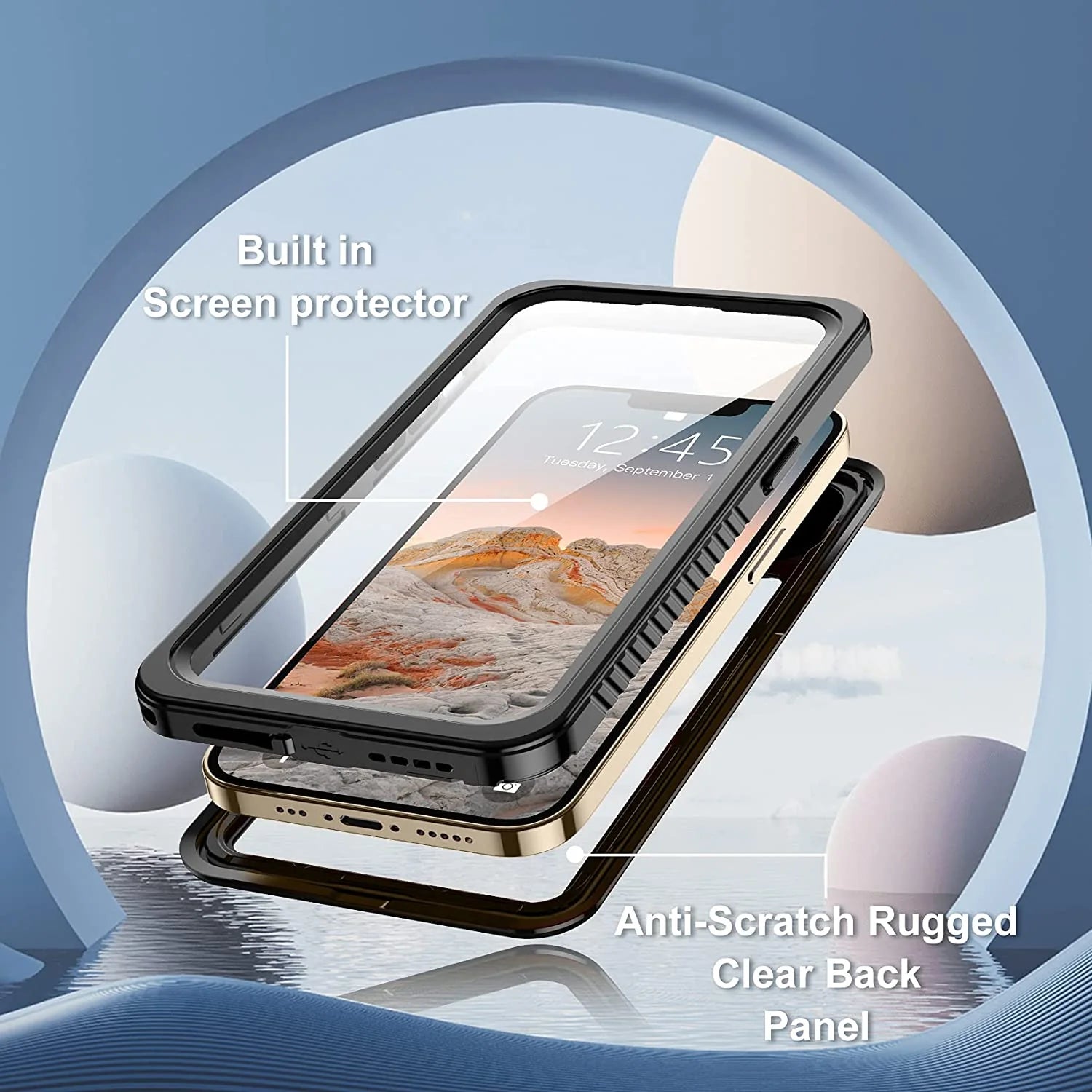 iPhone 13 full-body Waterproof Shockproof Lifeproof drop proof dustproof premium Quality Phone case