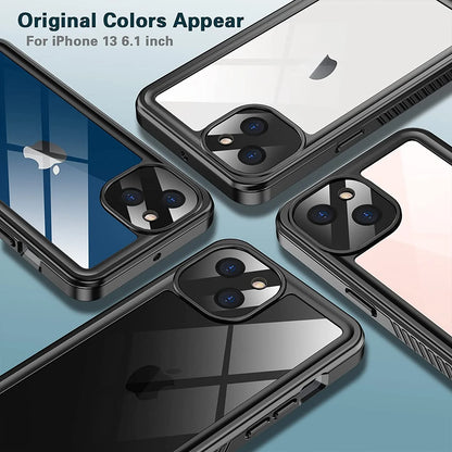 iPhone 13 Waterproof Shockproof Lifeproof drop proof dustproof premium Quality Phone case Original colors