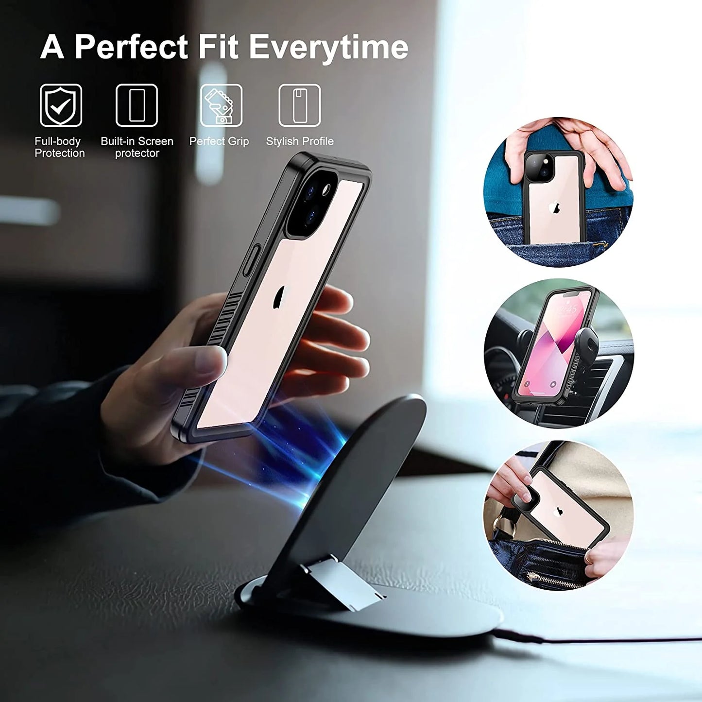 iPhone 13 Waterproof Shockproof Lifeproof drop proof dustproof premium Quality Phone case perfect fit