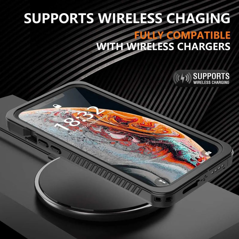 iPhone 12 Mini Full Body Waterproof Shockproof Lifeproof Case Support Wireless Charging