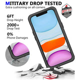 iPhone 11 Pro Max Waterproof Case Full Body Lifeproof & shockproof - Coral Case 2