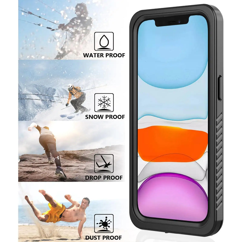 iPhone 11 Pro Max Waterproof Case Full Body Lifeproof & shockproof - Coral Case 5