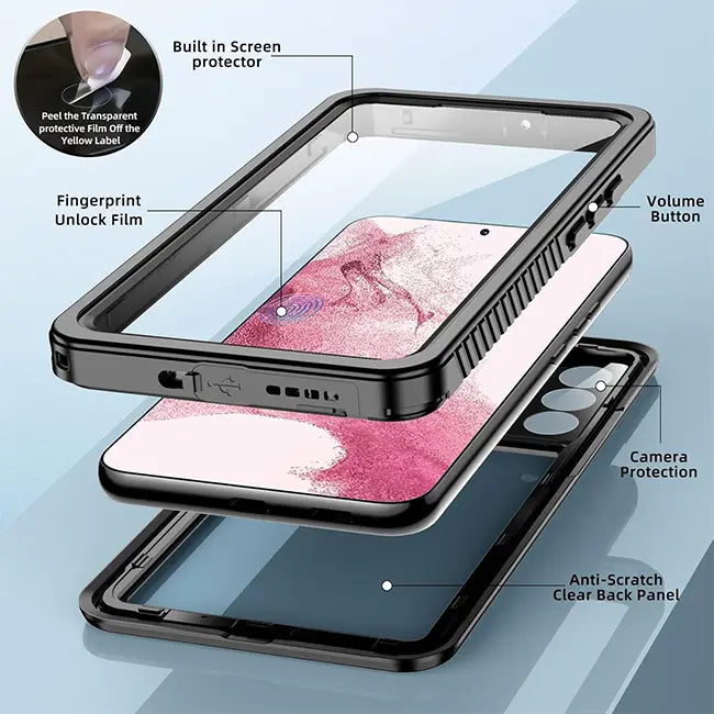 Samsung Galaxy S22 Plus full-body Waterproof Case Havey duty Shockproof & rugged Case