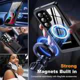 S24-Ultra WaterProof Lifeproof dustproof Black Clear case