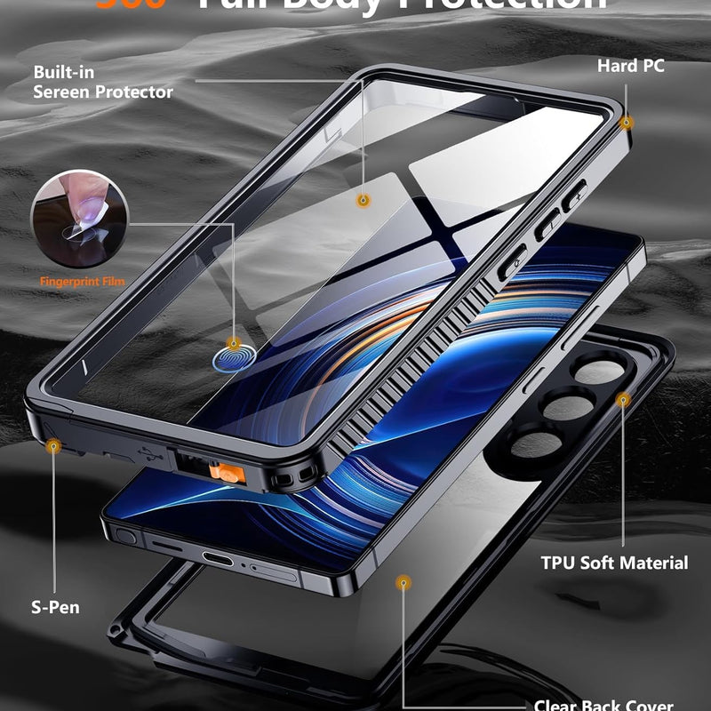 s25 ultra full body waterproof case