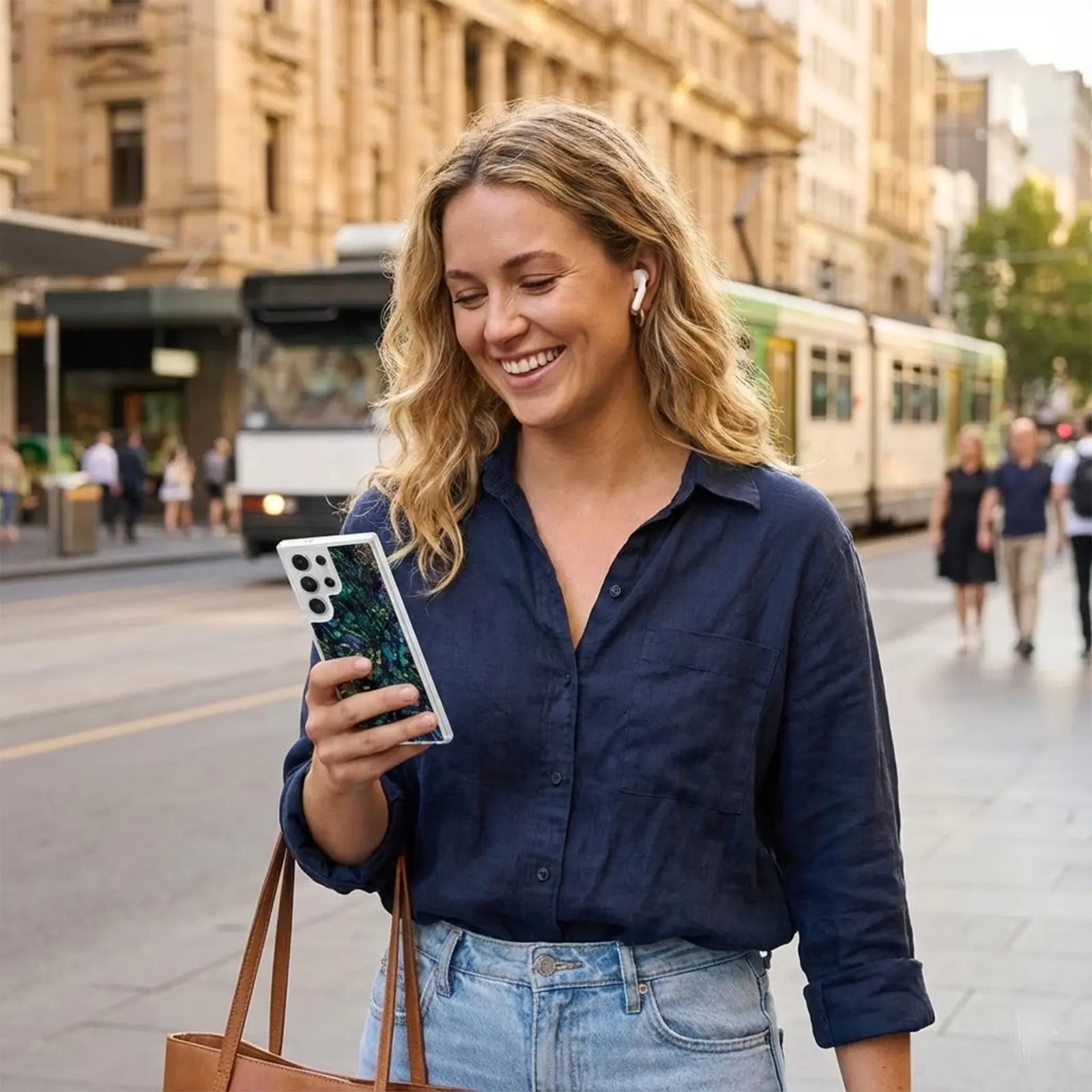 Samsung Galaxy S26 Ultra Abalone Shell Bounce Case – Protective, & MagSafe Compatible