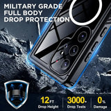 Samsung S24 Ultra Full-Body Waterproof MagSafe Case - Shockproof
