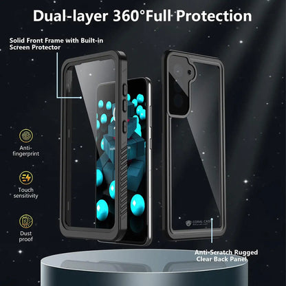 Samsung Galaxy S21 FE Full Body Waterproof Shockproof Lifeproof Case 360 Degree Protection