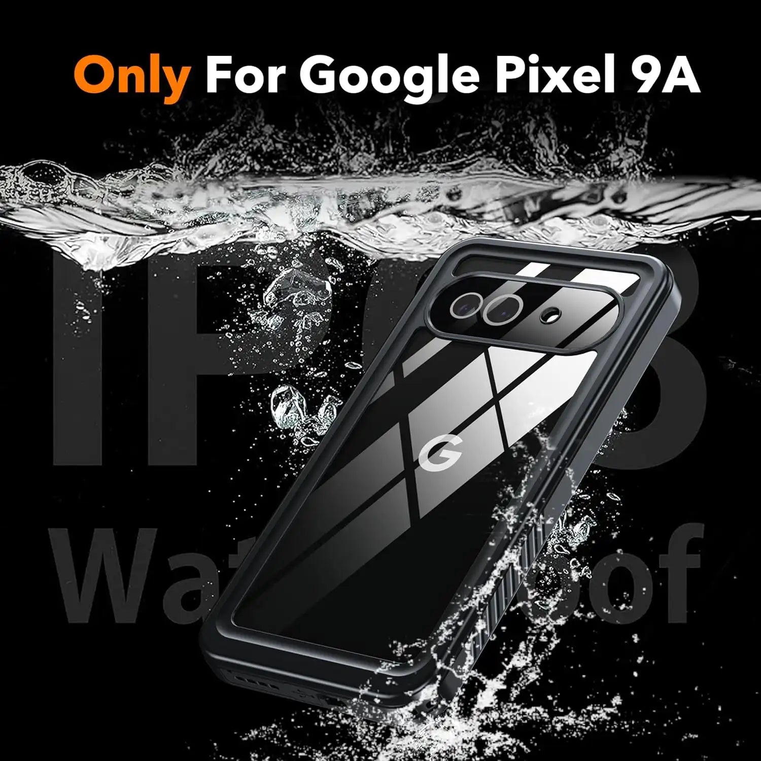 Google Pixel 9A waterproof case water test
